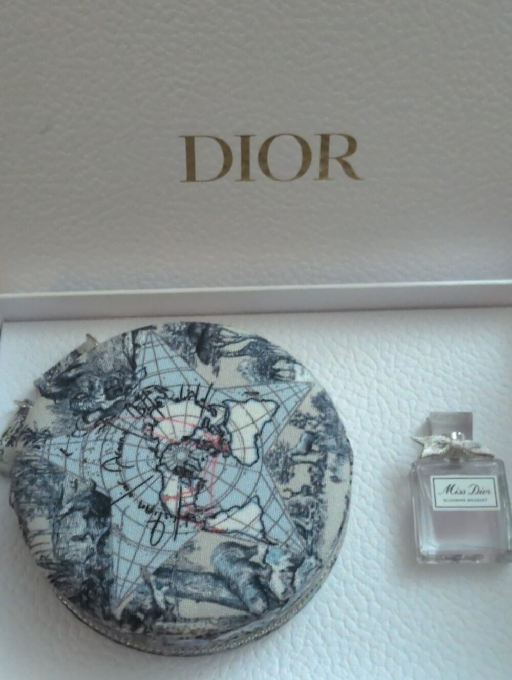 Dior Jewelry Travel Pouch And Mini Miss Dior Gift Set